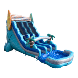 18ft Good Vibes Dual Lane Water Slide