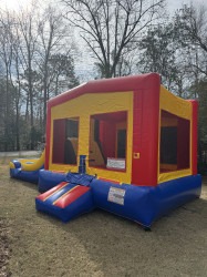 IMG 5566 1772040688 Primary Color Bounce House with Slide
