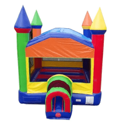 Rainbow Castle Inflatable Bounce House